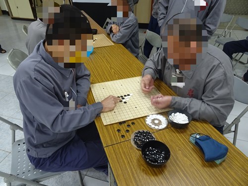 五子棋比賽-男子組對弈