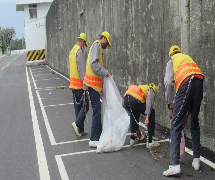 Our staff initiated  sanitizing the environment in the nearby community