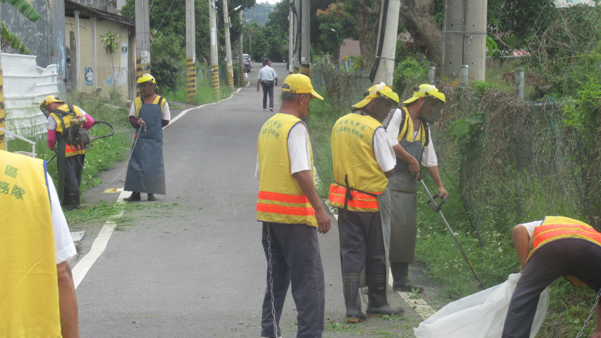 9/3/2024  Our staff initiated cleaning up  the environment in the nearby community