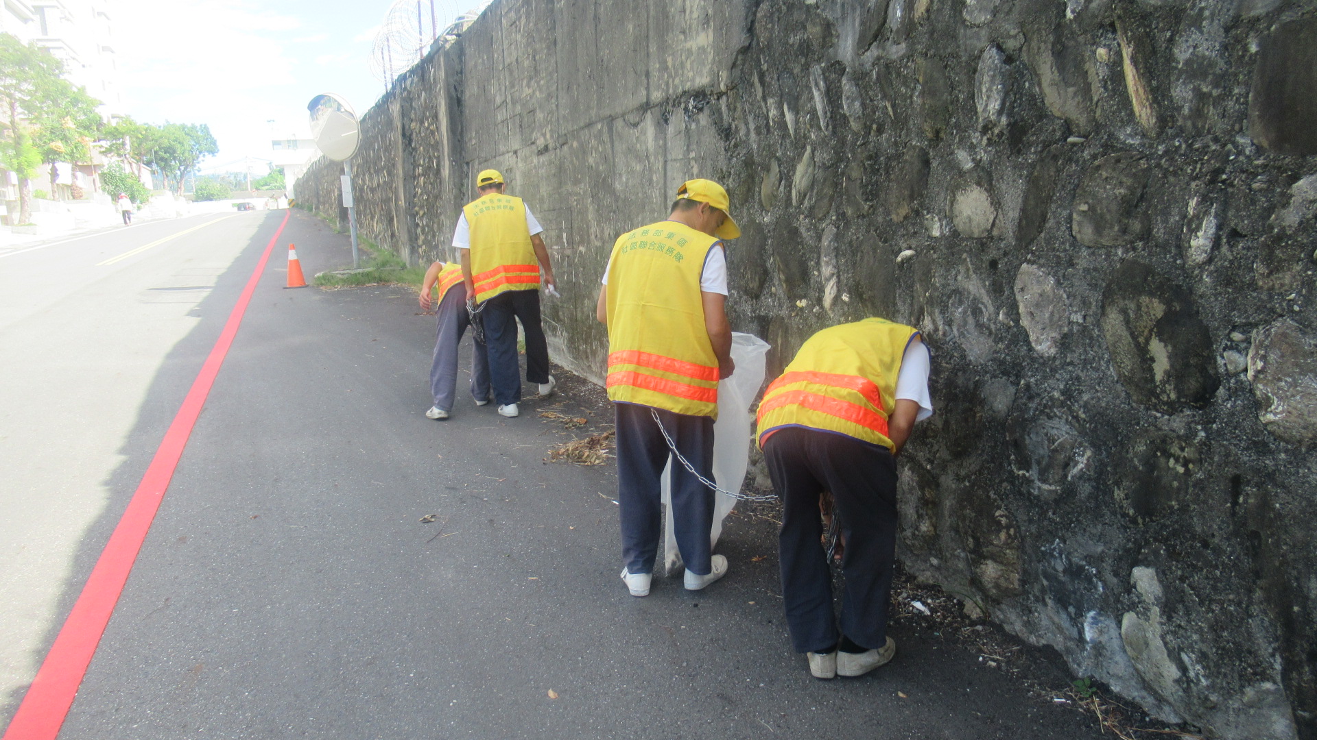 10/8/2024  Our staff initiated cleaning up  the environment in the nearby community