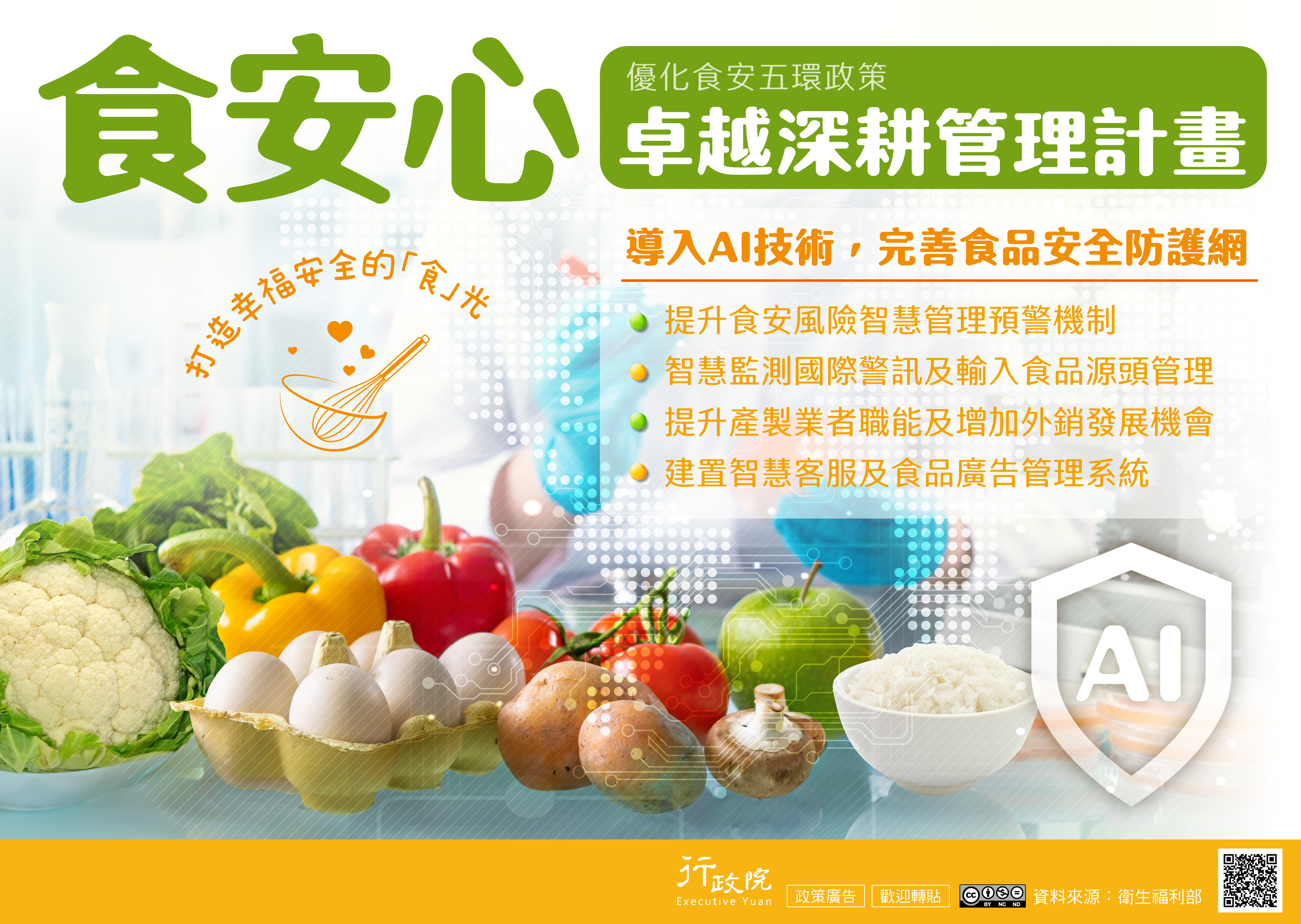 食安心-卓越深耕管理計畫文宣