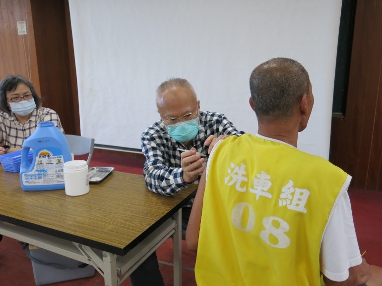 收容人接種新冠肺炎疫苗JN.1