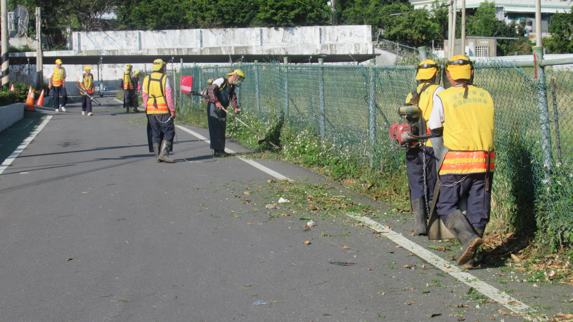 Our staff initiated cleaning up  the environment in the nearby community on Jan. 23rd,2025