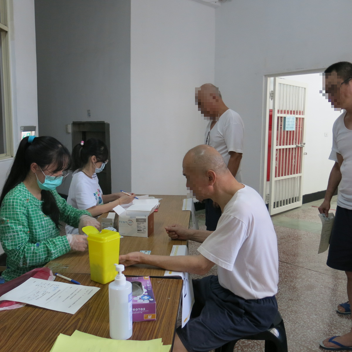 收容人篩檢C肝情形