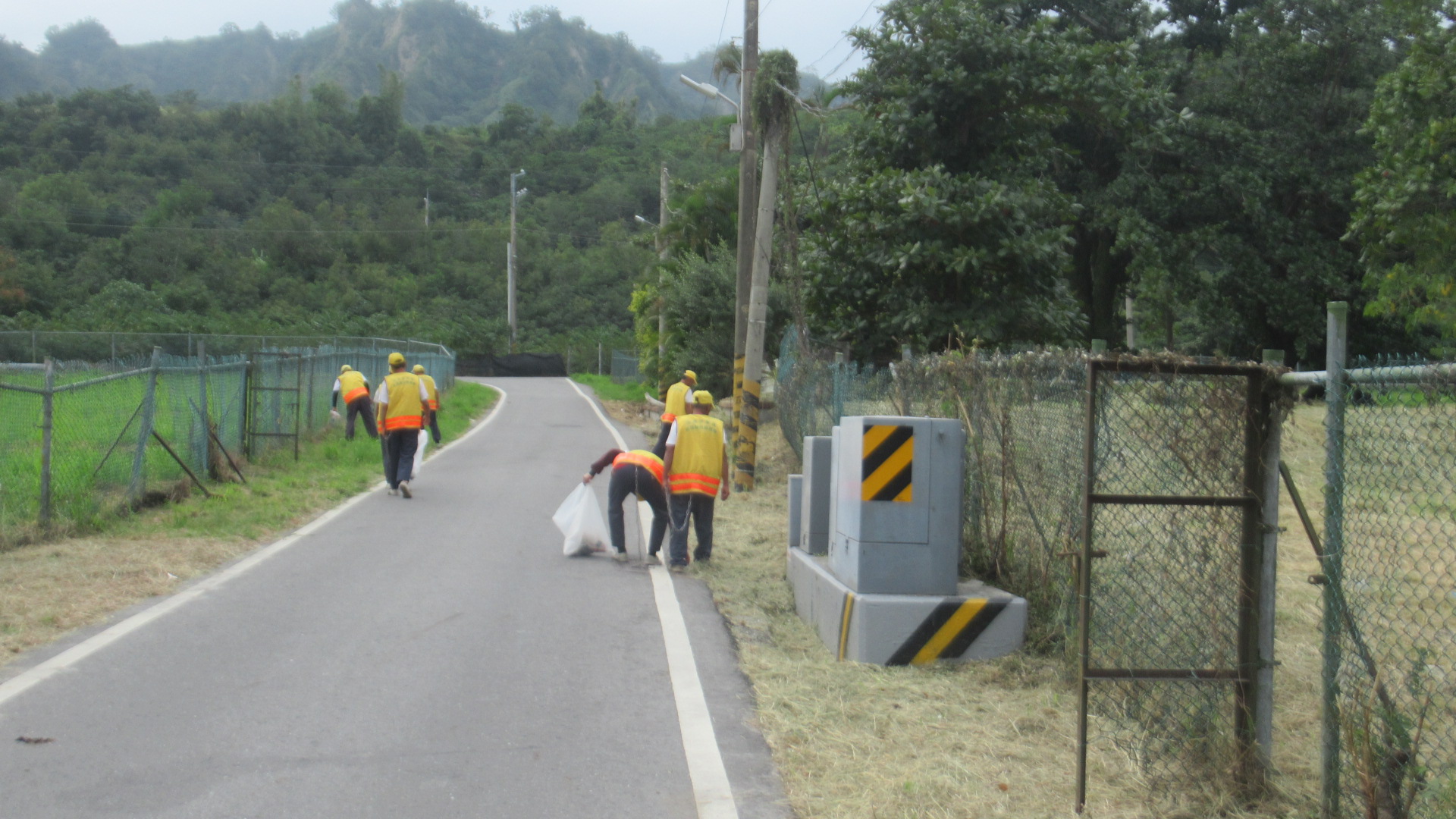 岩灣國小周圍道路清潔