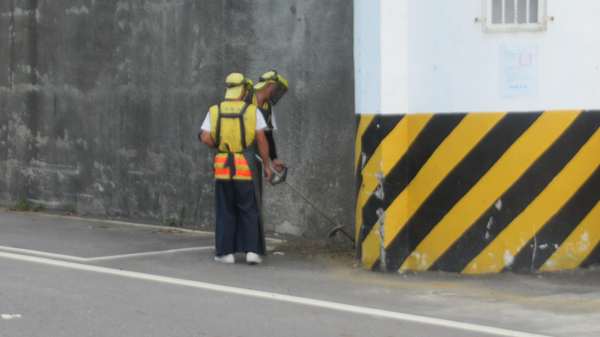 our team helped trim weeds, clean roads, and maintain the environmental hygiene of the village  on March 31.