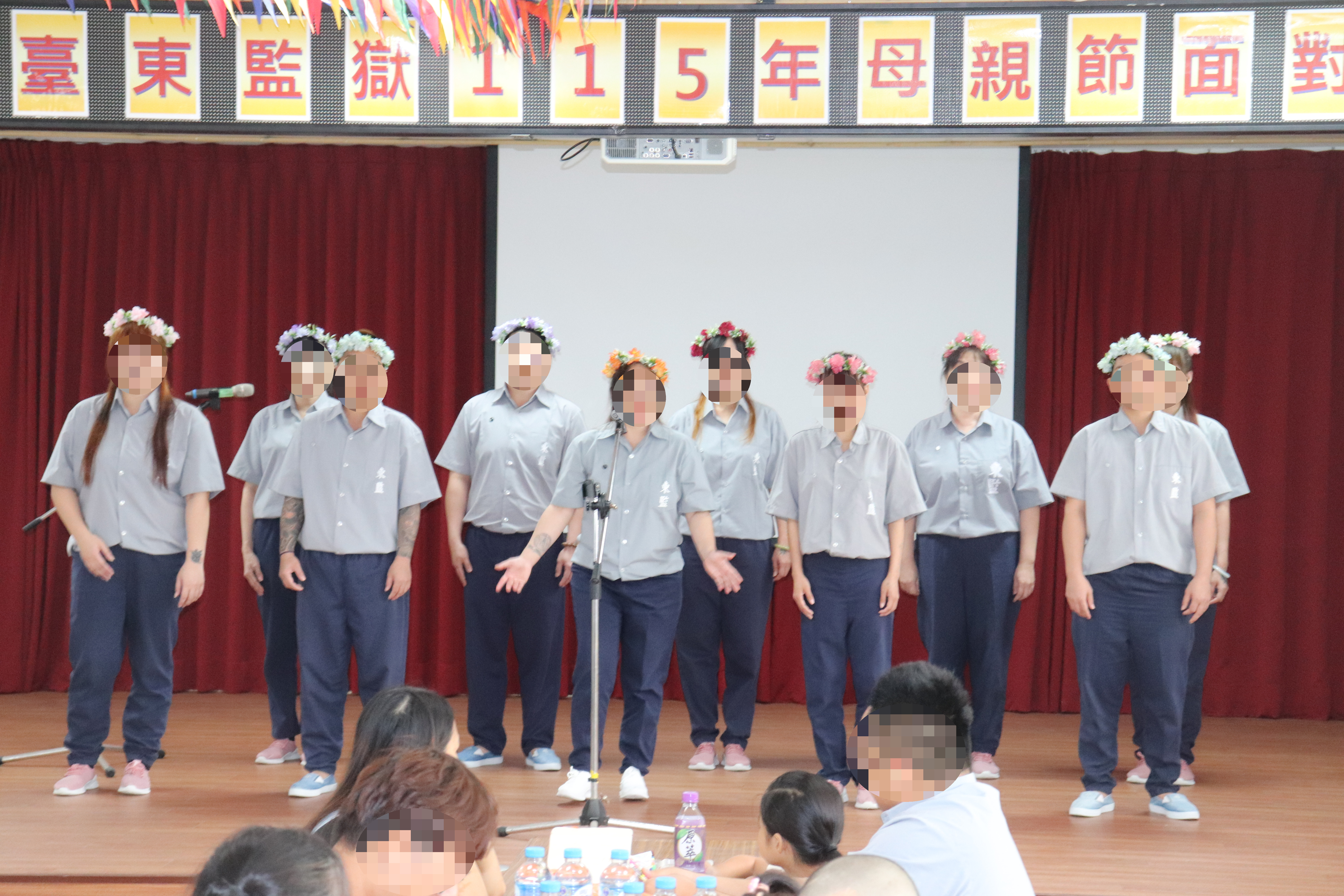 圖三：女監合唱表演《感謝》